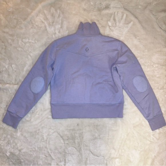 Lululemon Purple Scuba Zip-Up Sweatshirt Jacket Size 12 - Picture 3 of 11